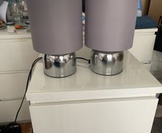 2x bedroom touch lamps