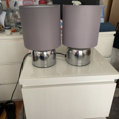 2x bedroom touch lamps
