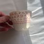 Vintage English Ironstone "Provence Red" Floral Chintz Tea Cup & Saucer Set (11 Pieces - Stamped) Image 3