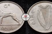 Ireland | 1952 | Irish 6d | 6 Pence | Wolfhound | KM.13a | UNC | [#2003]