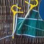Table tennis bats and net Image 2