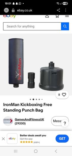 free standing punch/kick bag