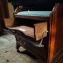 Antique Edwardian mahogany piano stool Image 2