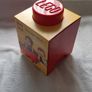 LEGO Storage Box Brick 1 Knob Single Red Image 2
