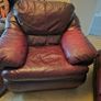 3 seater sofa & one armchair - has some wear and tear - FREE TO TAKE AWAY Image 2
