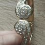 Beautiful gold-tone suit bracelet with crystals. Image 2