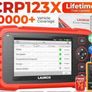 Launch CRP123X v2.0 is the 4-System Diagnostic Code Reader For Engine, ABS, Airbags and Automatic gearbox Transmission. Has 7 Service Functions: Oil Reset, SAS Reset, Elec. Throttle Adaptation, ABS Bleeding, BMS Reset, DPF Regen. Suit CARS AND VANS Image 2