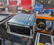 Allen & Heath MixWizard Mixer + 2 Sony MiniDisc Decks & Flight Case
