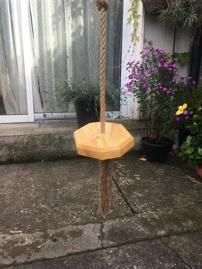 Kids swing, wooden indoor swing, handmade tree swing, children gift idea