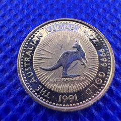 1991 Australia Kangaroo Gold coin 1/20oz