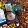 Garage & Household Clearance Job Lot. Vintage Lights, Darts, Clock & Storage Tub Image 3