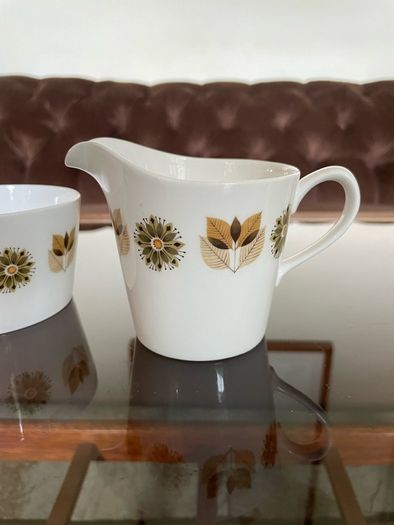 Colclough Bone China Ridgeway Pottery milk Jug and Sugar Bowl