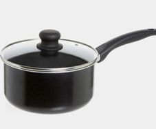 Large 20cm Aluminium Saucepan with Lid, Non-stick, Brand new