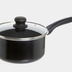 Large 20cm Aluminium Saucepan with Lid, Non-stick, Brand new