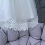 beautiful ivory christening dress Image 3