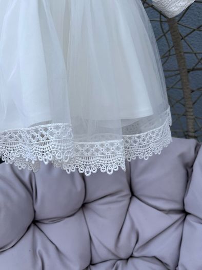 beautiful ivory christening dress