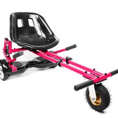 Adjustable Hoverkart for 6.5 8 10Inch Hoverboard Accessories Smart Electric Scooter Go Karting Kart for Adults Kids latest safer AVAILABLE IN RED/PINK (FREE POSTAGE)