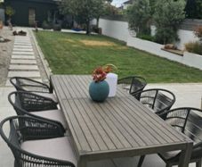 garden table and 6 chairs