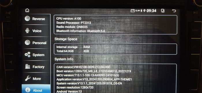 Volkswagen android radio (wireless Carplay and Android Auto)