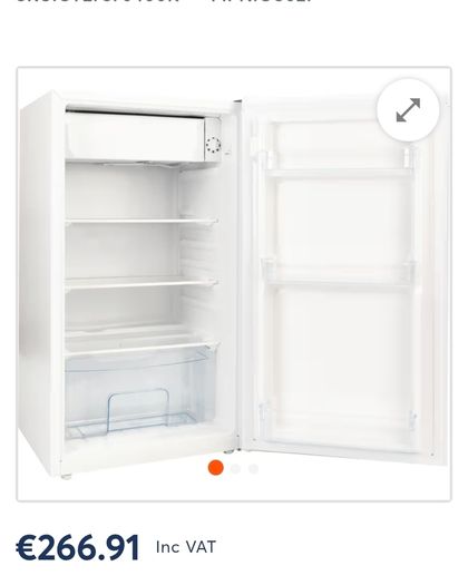 under counter fridge with small freezer
