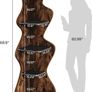 5 Tier Corner Shelf, Wooden Corner Bookcase, Freestanding Display Storage Shelf, Plant Stand for Living Room, Bedroom & Small Spaces Image 3