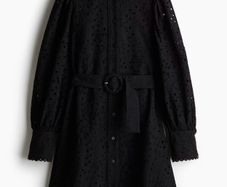 H&M Broderie Shirt Dress - Size XL