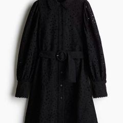 H&M Broderie Shirt Dress - Size XL
