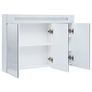LED Bathroom Mirror Cabinet 88x13x62 cm Image 5