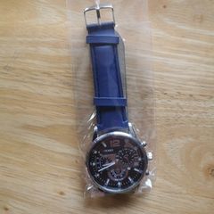 Blue Chronograph Style Watch