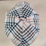 MONKI tartan burberry style pattern baseball cap Image 7
