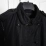 Zara Black Long Trench Coat Size M Image 5