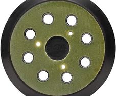 GLASS POLISH 12717 | Random Orbit Sander Backing Pad, Sanding Backer with Hook and Loop 125 mm