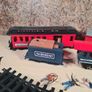 Vintage Prairie Rocket Train Set The Great Train Hold Up  O Gauge Timpo 1970's Image 7