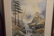 Signed Watercolour E.Spratt 95 - Framed