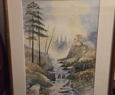 Signed Watercolour E.Spratt 95 - Framed