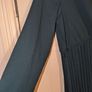 Stunning emerald long sleeve pleated midi dress Image 4