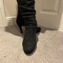 Ladies Black Suede Thigh high boots Size 40/UK6.5 Image 9