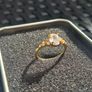 Beautiful Gold-plated S925 Sterling Silver Ring Image 5