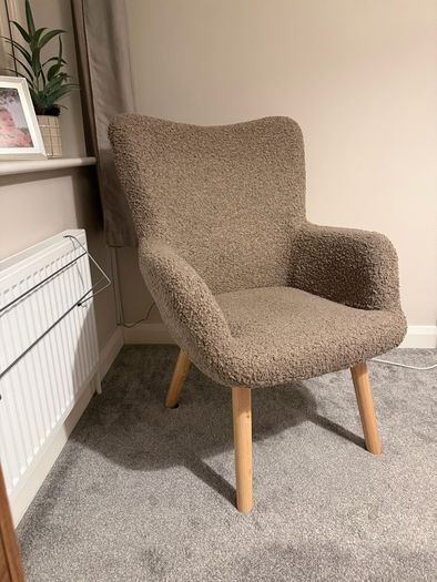 Armchair + footstool - Fabric Lounge Jysk