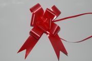 Red Pull Christmas Gift Bows X 2