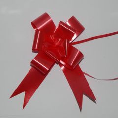 Red Pull Christmas Gift Bows X 2