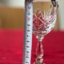 Set of 2 Vintage Royal Albert German Lead Crystal Claret Glasses Image 3