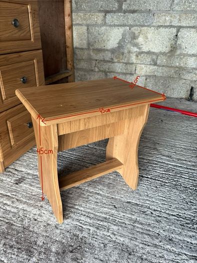 Dressing Table with 3 Drawers & Stool