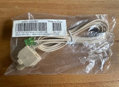 RJ11 Modem Cable & Splitter (New)