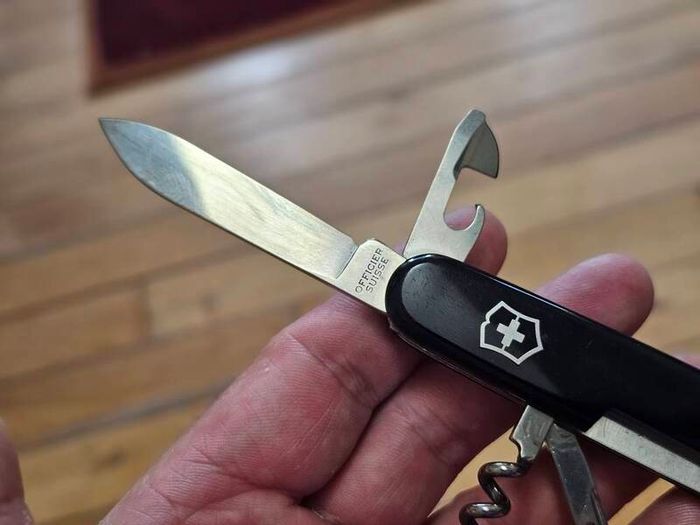 Victorinox Tourist with Swiss Advertising Handles Collectable 84mm Swiss Army Knife