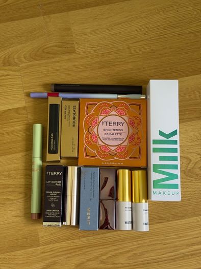 Luxury makeup bundle. RRP 250. By Terry Hourglass Milk Makeup Merit Beauty and more