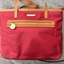 Michael Kors Burgundy Nylon & Leather Tote Bag Image 3