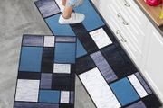 NEW SALE |  2 Pieces Non Slip Kitchen Mat Kitchen Rug Set, Washable Modern Mats and Rugs for Hallway, Dining Room and Entryway, 40x60cm + 40x120cm