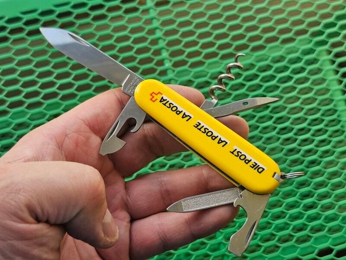 Victorinox Swiss Postal Service Sportsman 84mm Swiss Army Knife Rare Collectable