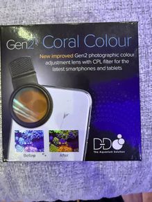 DD Coral Colour Clip Lens